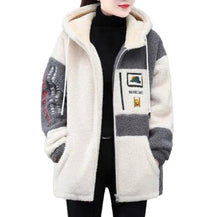 Women’s Winter Hooded Plush Jacket