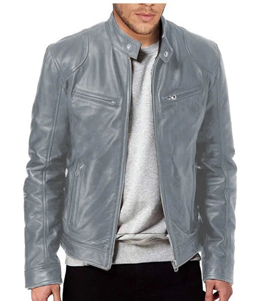 Dashing Windproof Biker Jacket for Men