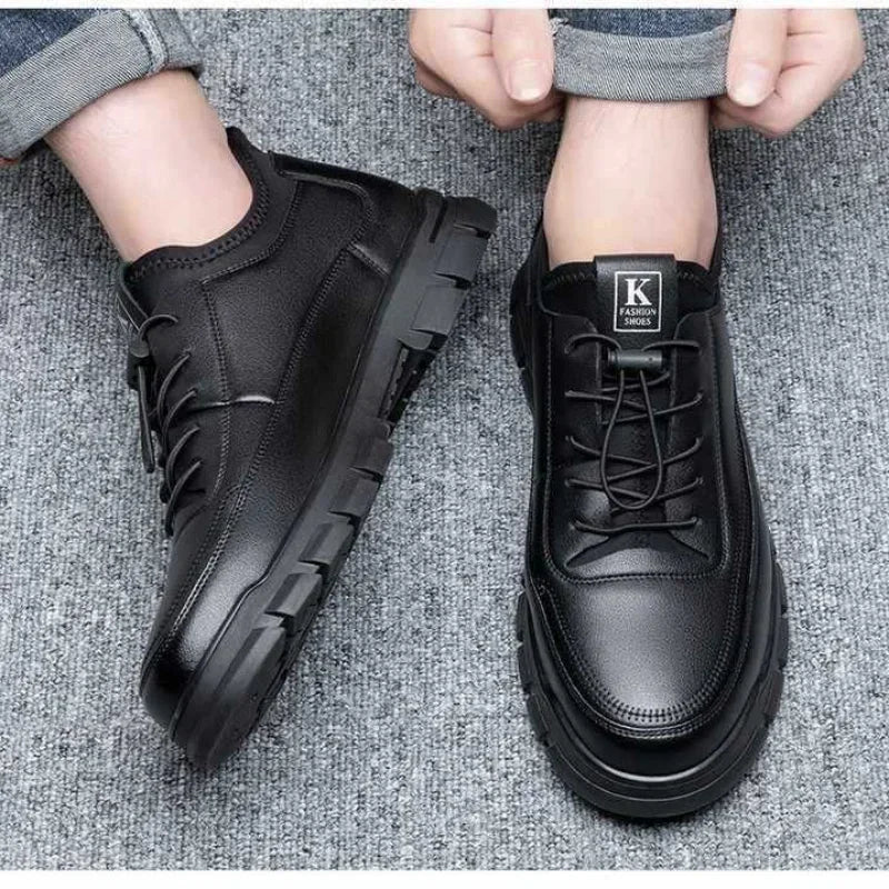 Men’s Soft Leather Casual Shoes for Work and Office