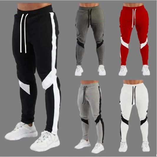 Mens Joggers Casual Pants Fitness Men Sportswear Tracksuit Bottoms Skinny Sweatpants Trousers Black Gyms Jogger Track PantsPlush