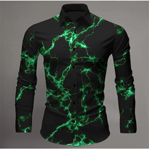 Men’s 3D Lightning Long Sleeve Shirt