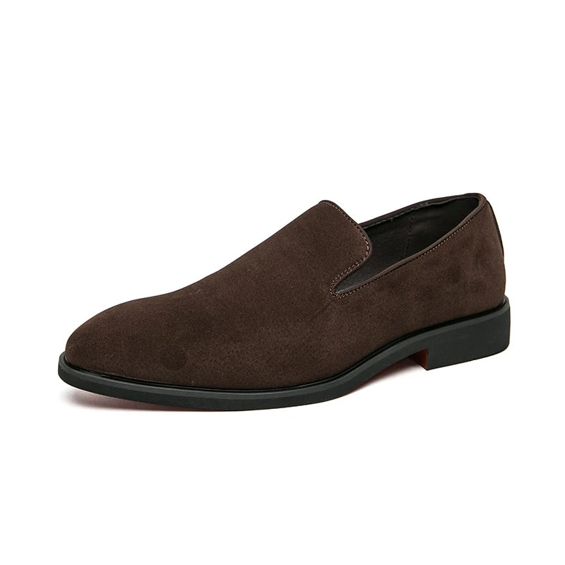 Men’s Italian Style Brown Leather Loafers