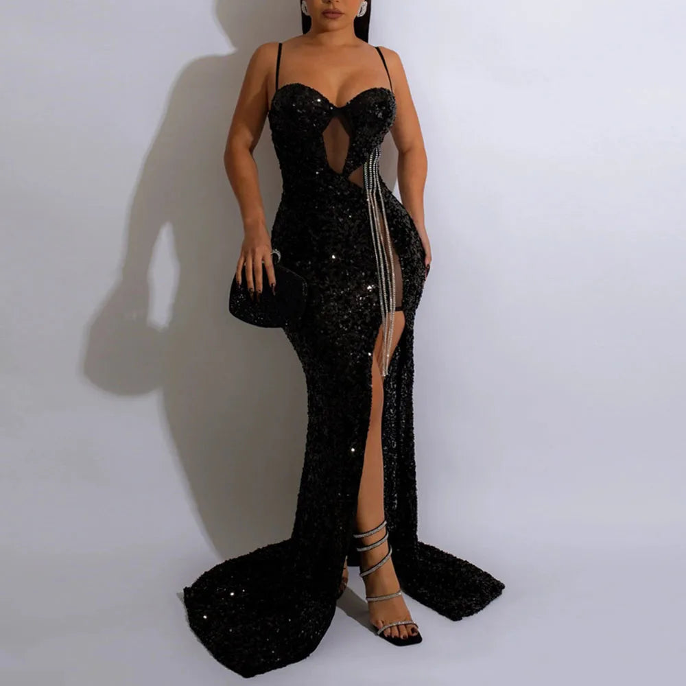 Women's Glitter Sequin  Party Dress