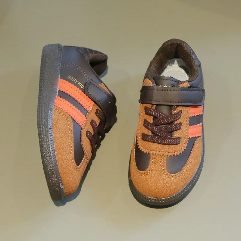 Children’s Non-Slip Casual Pu leather Shoes