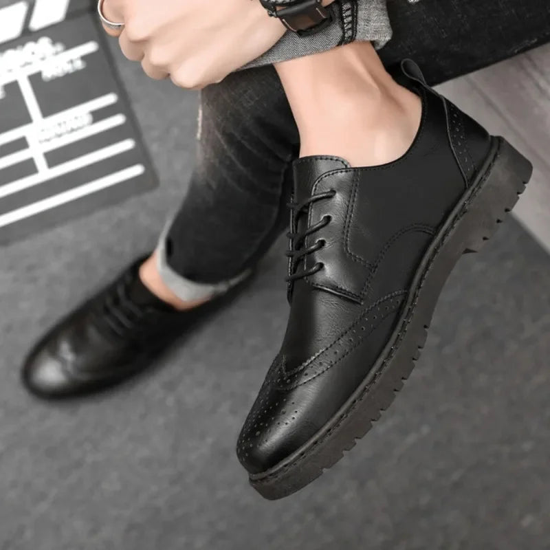 Men’s Leather Oxford Dress Shoes for Business & Party