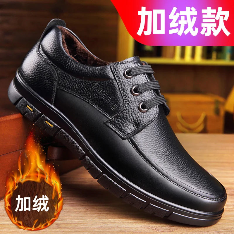 Men’s Warm and Comfortable Leather Shoes