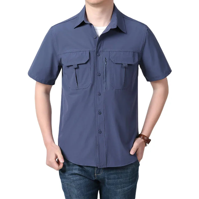 Men’s Breathable Tactical Work Shirt