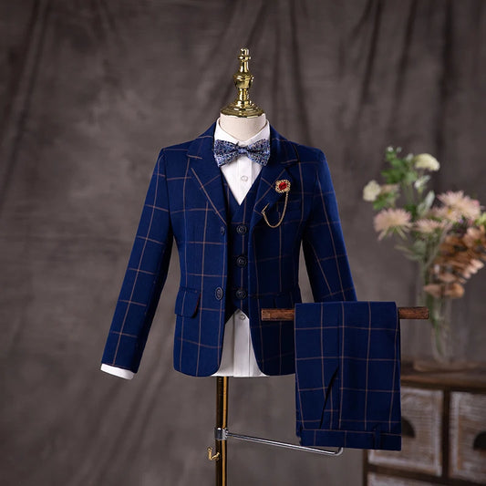 Boys’ Stylish Suit Set for Birthday Party & Wedding