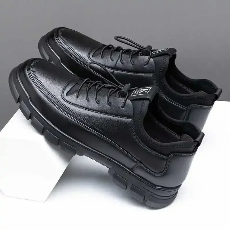 Men’s Soft Leather Casual Shoes for Work and Office