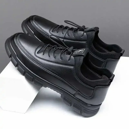 Men’s Soft Leather Casual Shoes for Work and Office