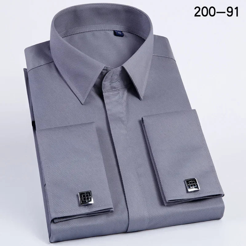 Men’s French Cufflinks Dress Shirt