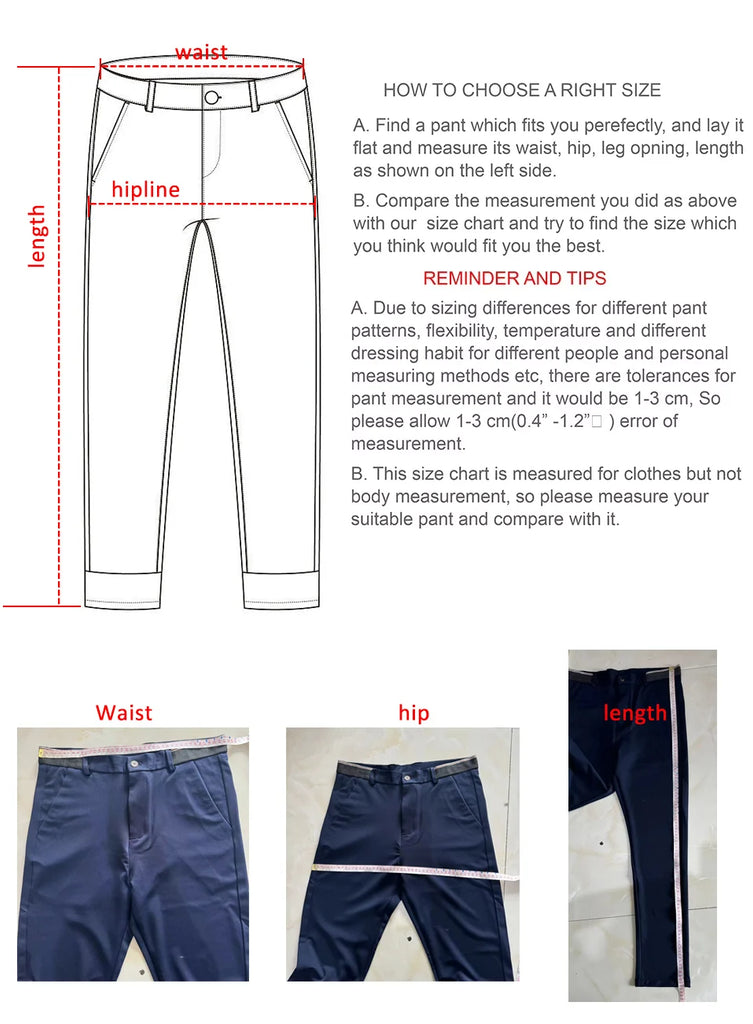 Men’s Comfortable Stretch Dress Pants