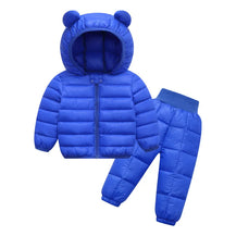 Children’s Thick Hooded Snowsuit for Winter
