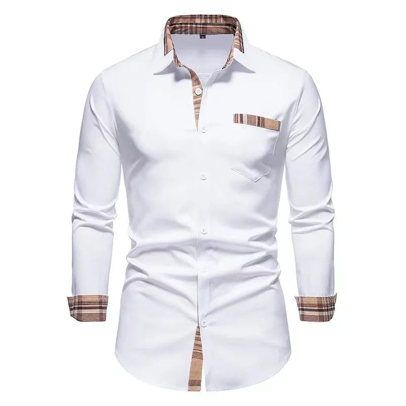 Men's Professional Long Sleeve Office Shirt