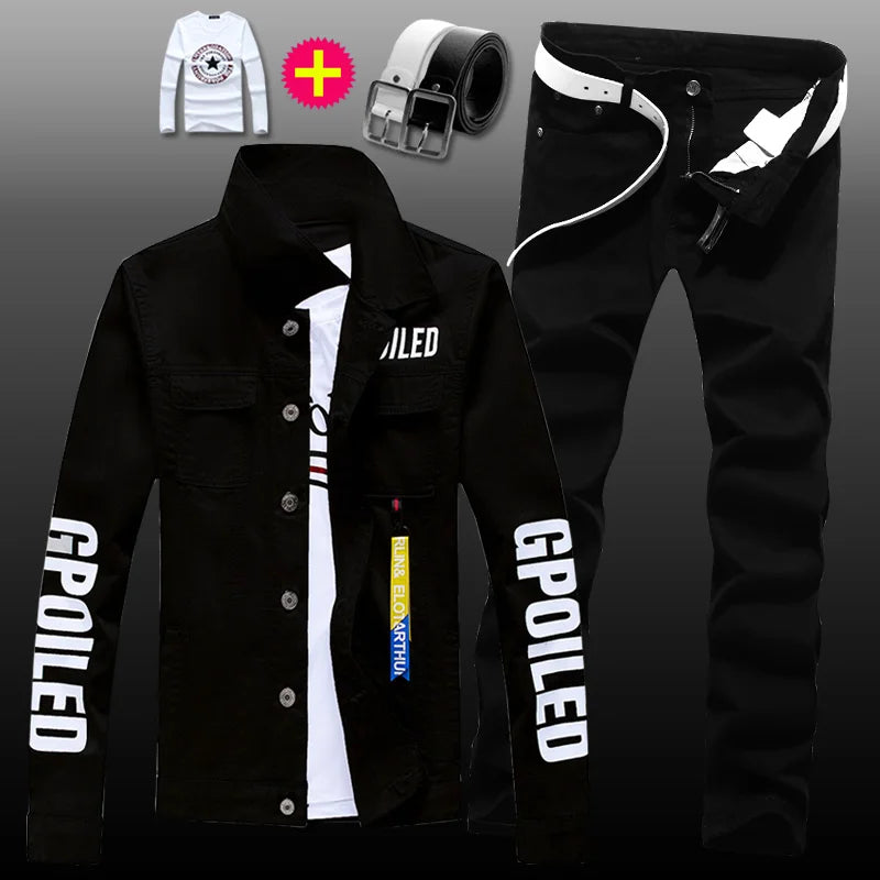 Gpoiled Men’s 2-Piece Denim Set