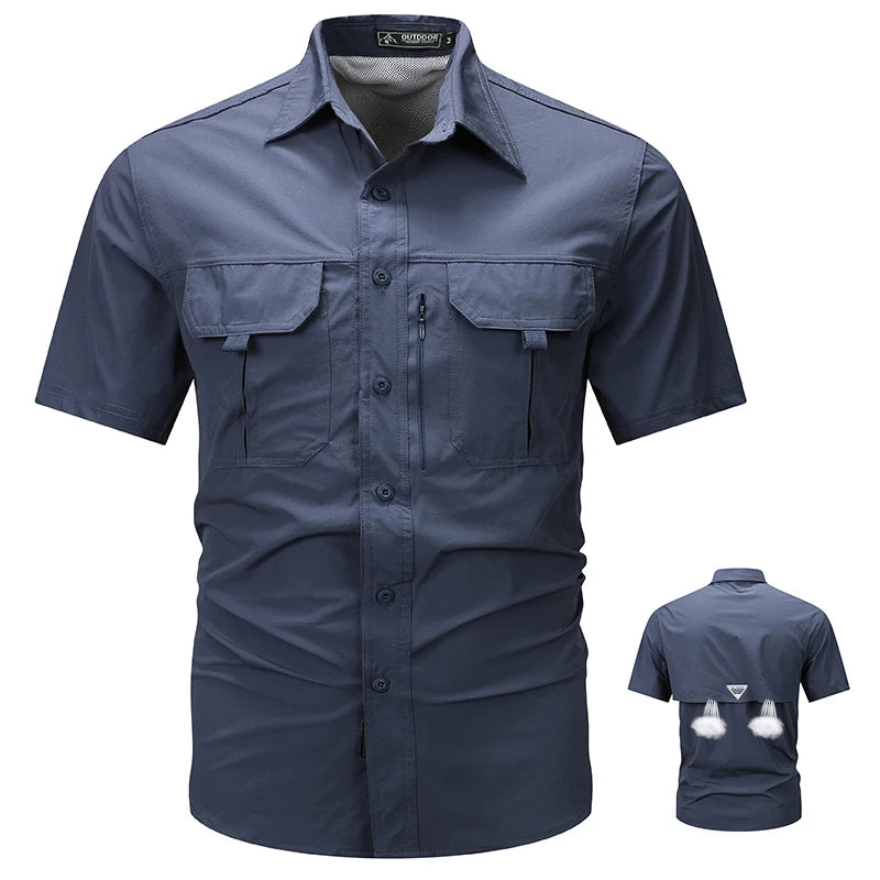 Men’s Breathable Tactical Work Shirt
