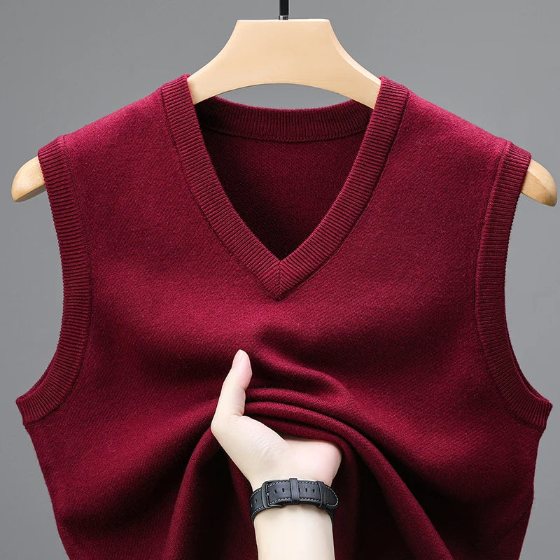 Stylish Men’s Wool Cashmere Vest