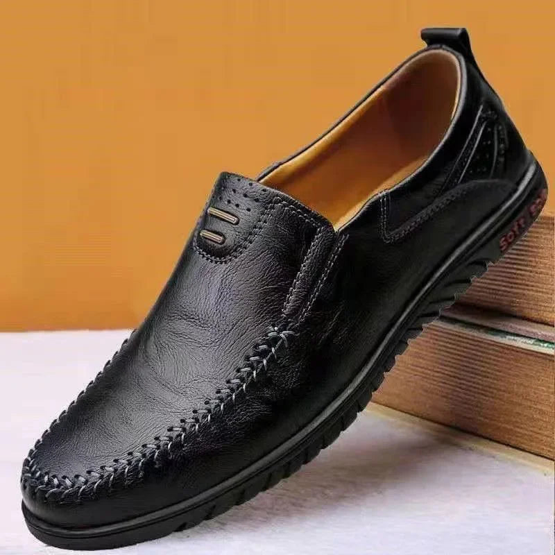 Men’s Handmade Summer Leather Sneakers