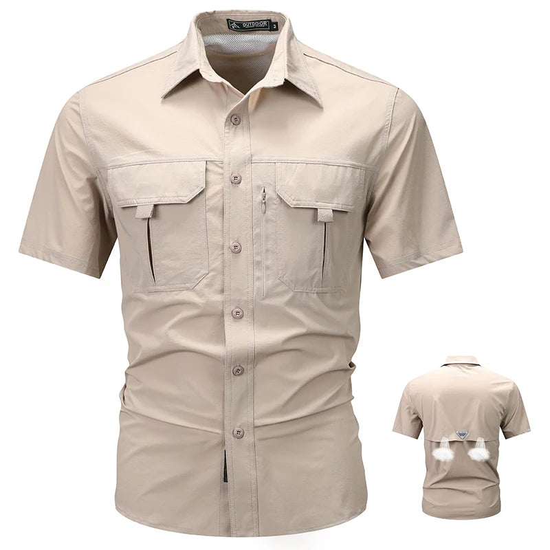 Men’s Breathable Tactical Work Shirt