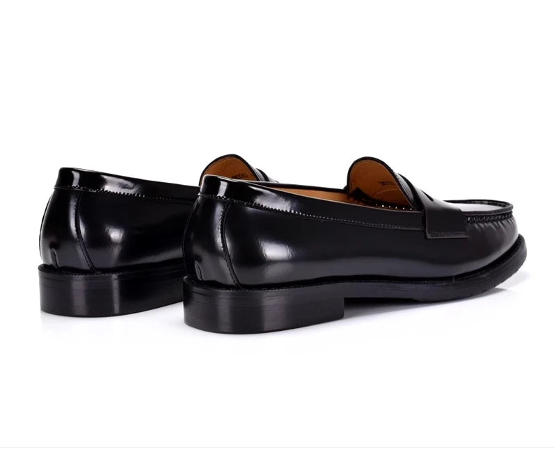 Men’s Glossy Leather Loafer Shoes