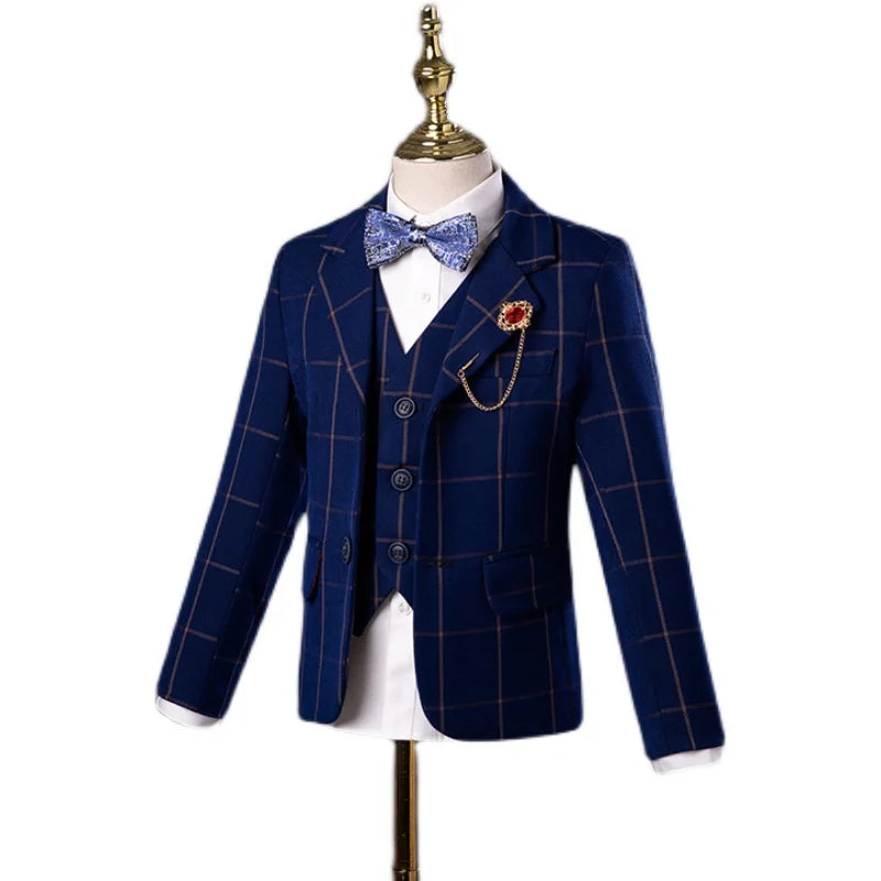 Boys’ Stylish Suit Set for Birthday Party & Wedding