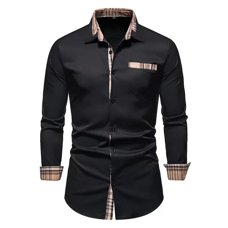 Men's Professional Long Sleeve Office Shirt