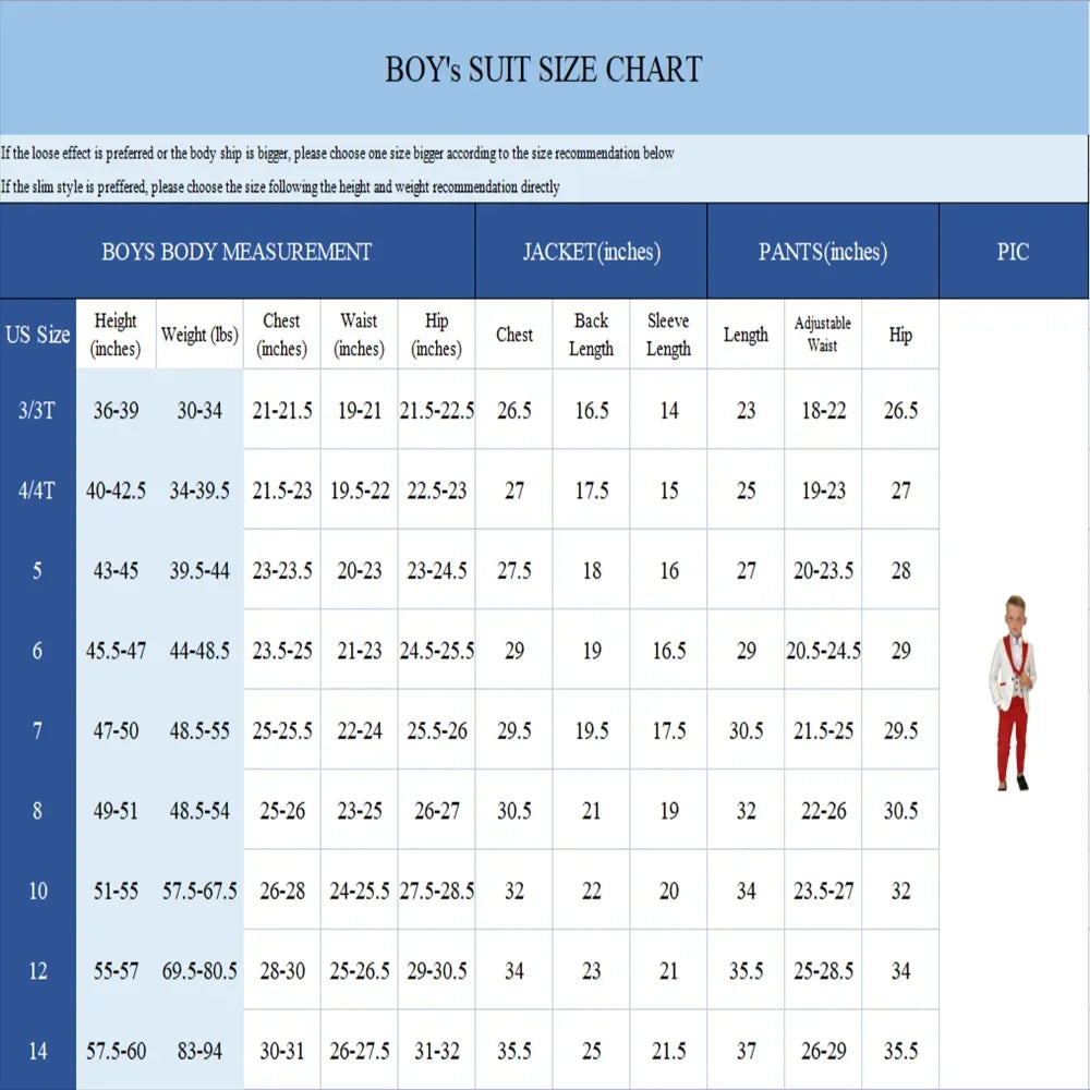 Boys’ Unique Gold Floral Pattern Suit