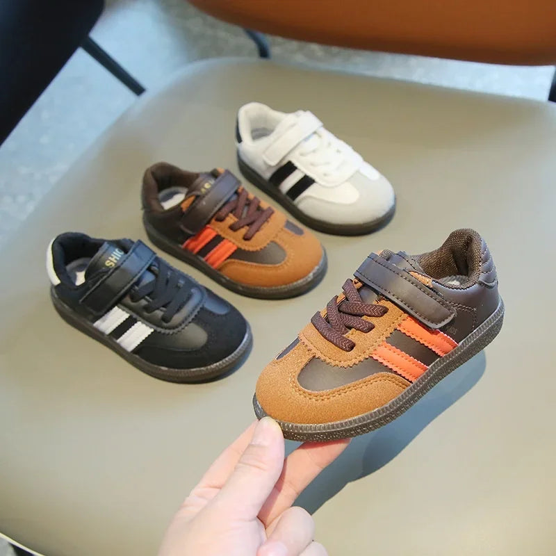 Children’s Non-Slip Casual Pu leather Shoes