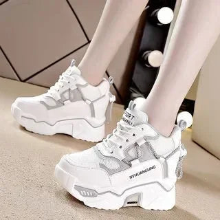 Mesh Breathable Wedge Sneakers for Women