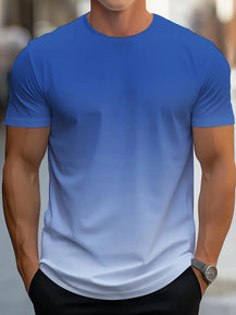 Men’s Gradient Color Oversized T-Shirt