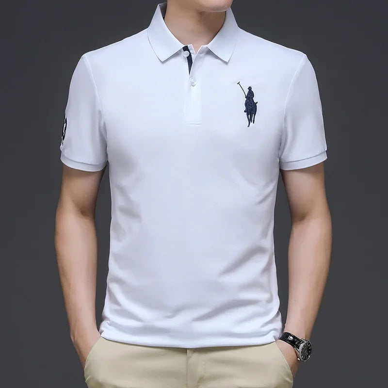 Men’s Luxury Embroidered Polo Shirt