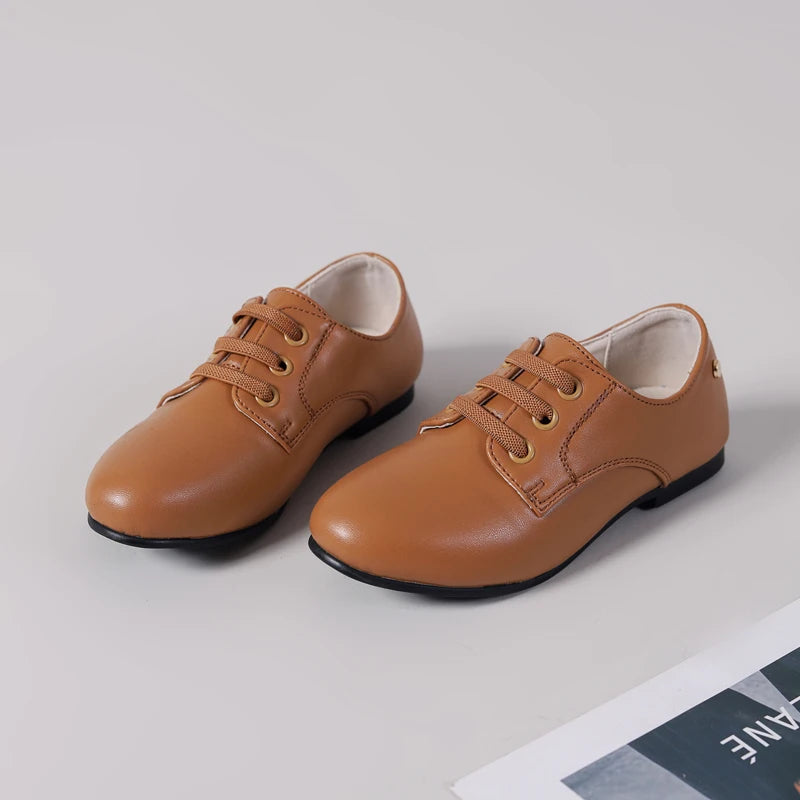 Kids’ Soft Slip-On Leather Shoes