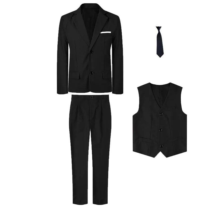 Boys’ Beige Piano Dress Suit