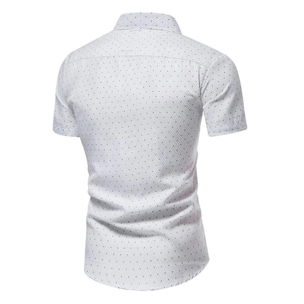 Men’s Unique Formal Dot Print Shirt