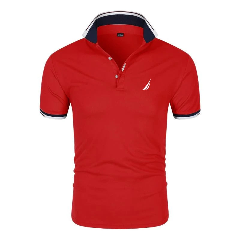 Men’s Breathable Short Sleeve Polo Shirt