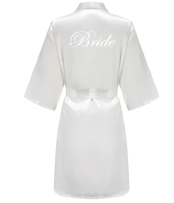 Women’s Elegant Rose Gold Bridal Party Robes