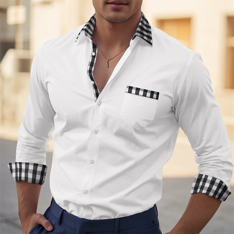 Men’s Modern Business Shirt for Office & Socials