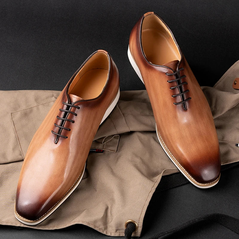 Men's Handcrafted Oxford Style Casual Sneakers