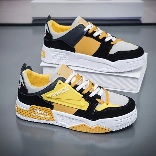 Fashion Sneakers  Skateboard Shoes Outdoor Casual Running Shoes for Men Lace-up Platform Tenis Shoes Zapatillas Hombre
