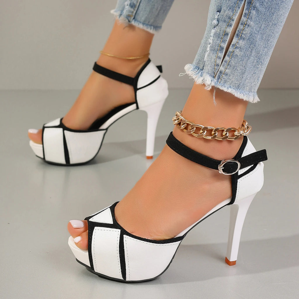 Women’s Designer Colorblock Platform Sandals