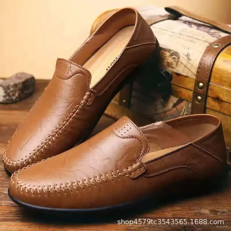 Men’s Height Enhancing Classic Leather Loafers