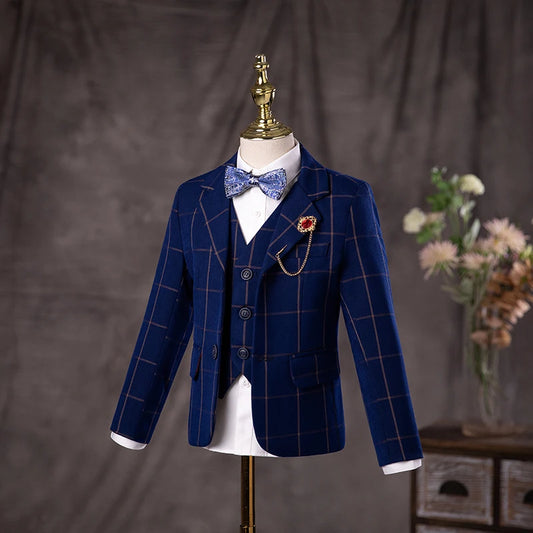 Boys’ Stylish Suit Set for Birthday Party & Wedding