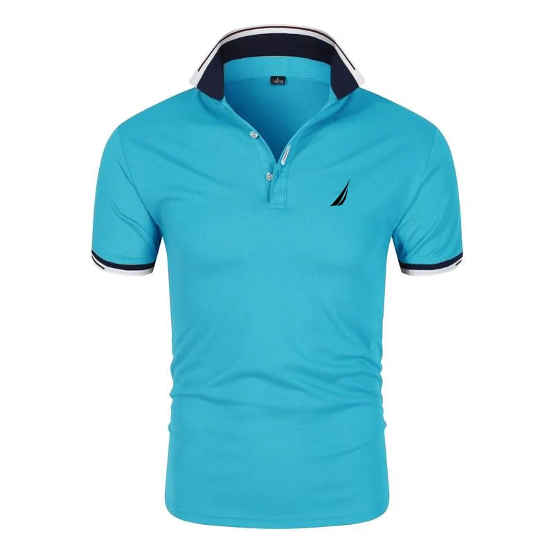 Men’s Breathable Short Sleeve Polo Shirt