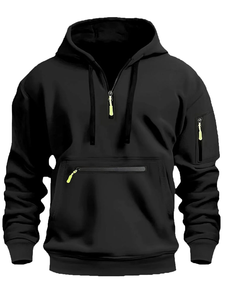 Breathable Men’s Hooded Sports Pullover