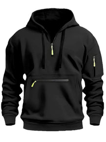 Breathable Men’s Hooded Sports Pullover