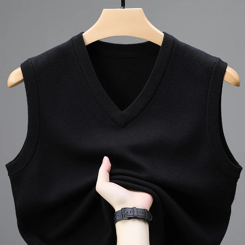 Stylish Men’s Wool Cashmere Vest