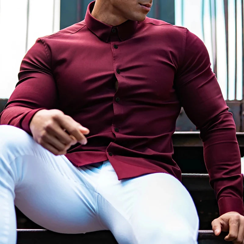 Men’s High-Elasticity Athletic Shirt