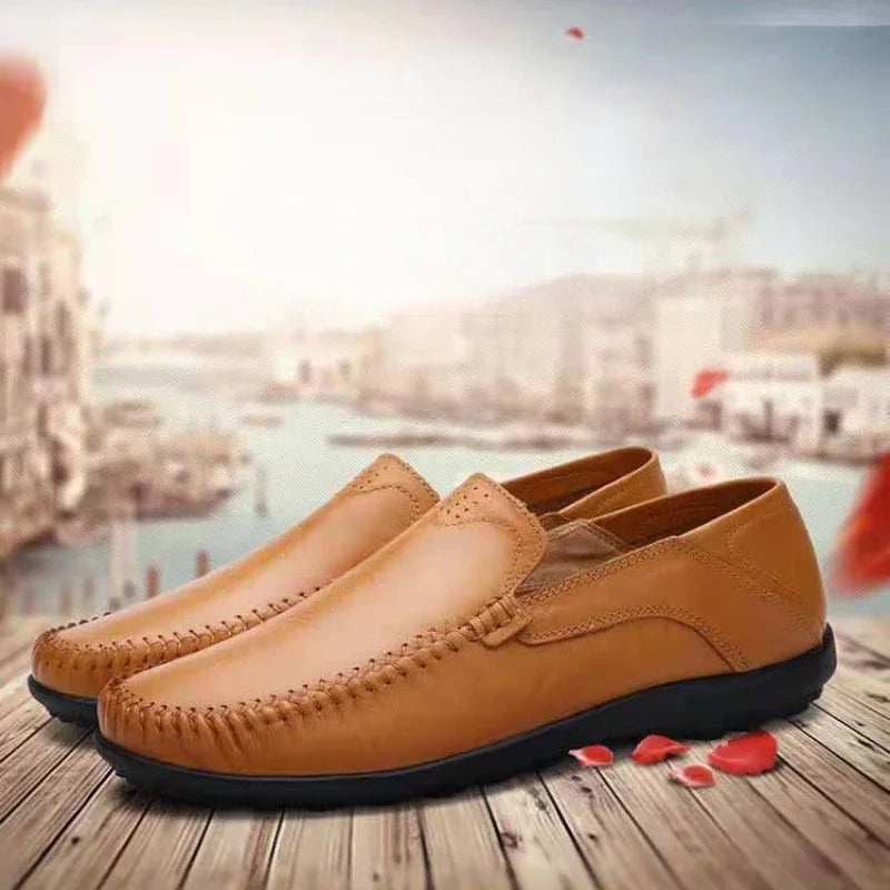 Men’s Height Enhancing Classic Leather Loafers