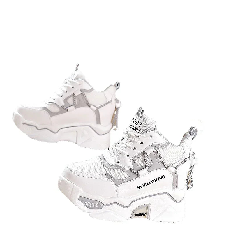 Mesh Breathable Wedge Sneakers for Women