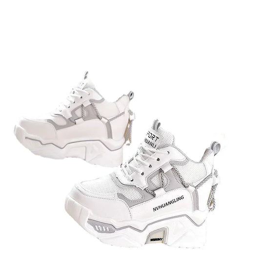 Mesh Breathable Wedge Sneakers for Women